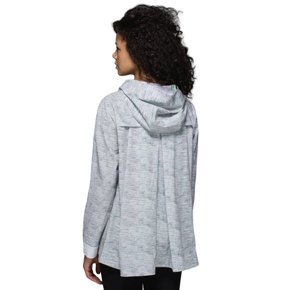 lululemon athletica Jackets & Blazers - Lululemon Sun Showers Jacket Oki Heathered Print Silver Spoon Slate 4 #W4H36S